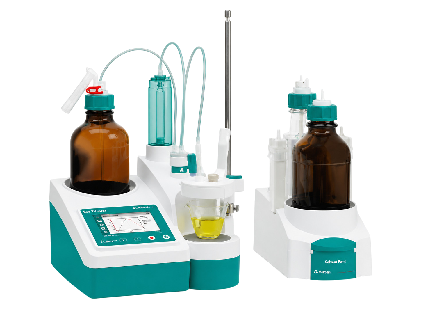 Klar2O Labortitrator und Dosierpumpe für präzise Wasseranalyse, Trinkwasserprüfung und Qualitätskontrolle von Wasserfilter-Systemen.